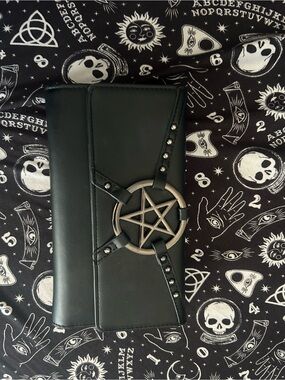 Blackcraft Cult Pentagram Studded Wallet